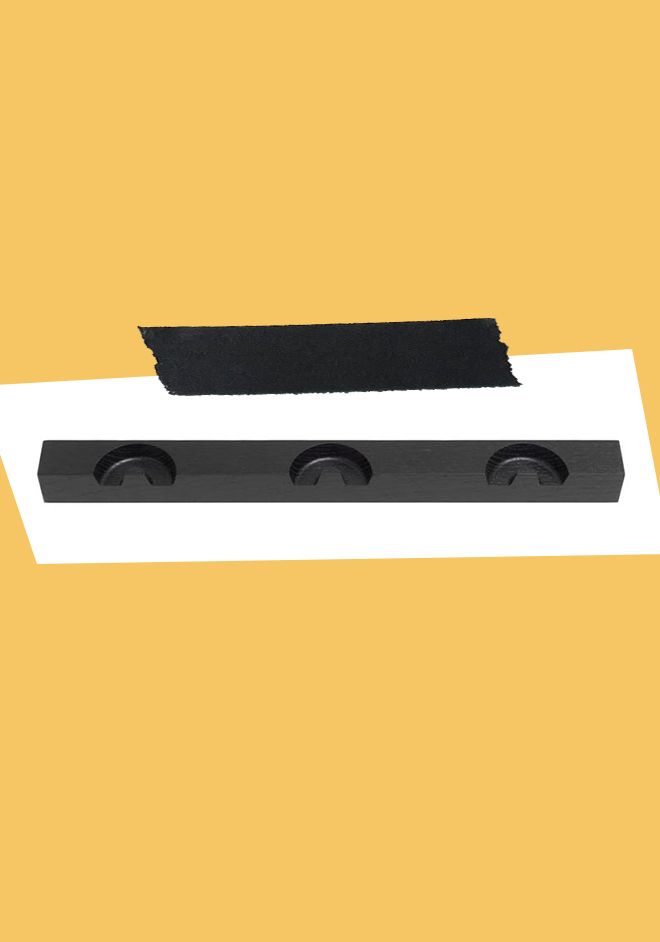 Schönbuch Design Hakenleiste Garderobe Nick Massivholz schwarz Christian Haas Schönbuch design hook rail coat rack Nick solid wood black Christian Haas