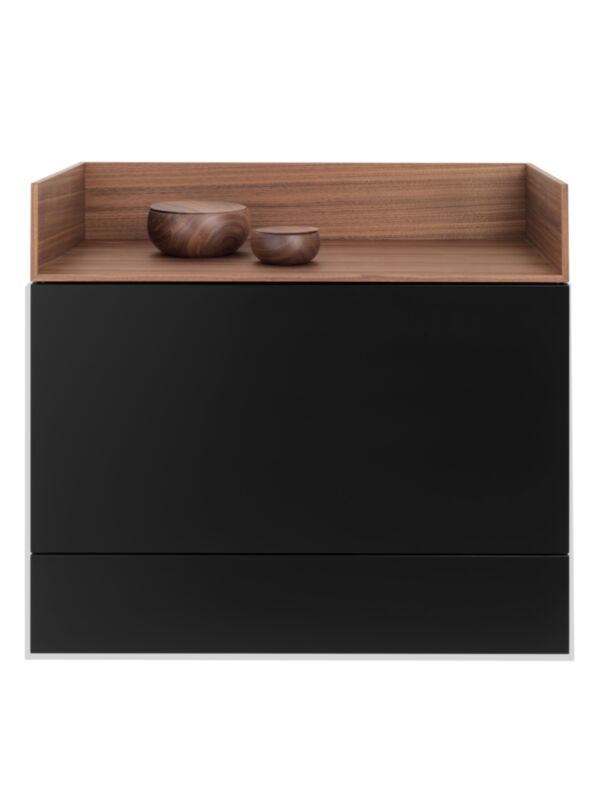 Nussbaum Natur geölt (nur für offenes Regal- und Aufsatz-Element wählbar)