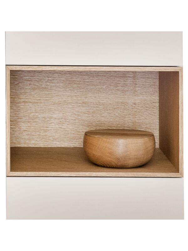 Eiche Natur geölt (nur für offenes Regal und Aufsatz-Element wählbar)