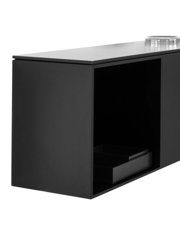 Glasabdeckplatte hinterlackiert