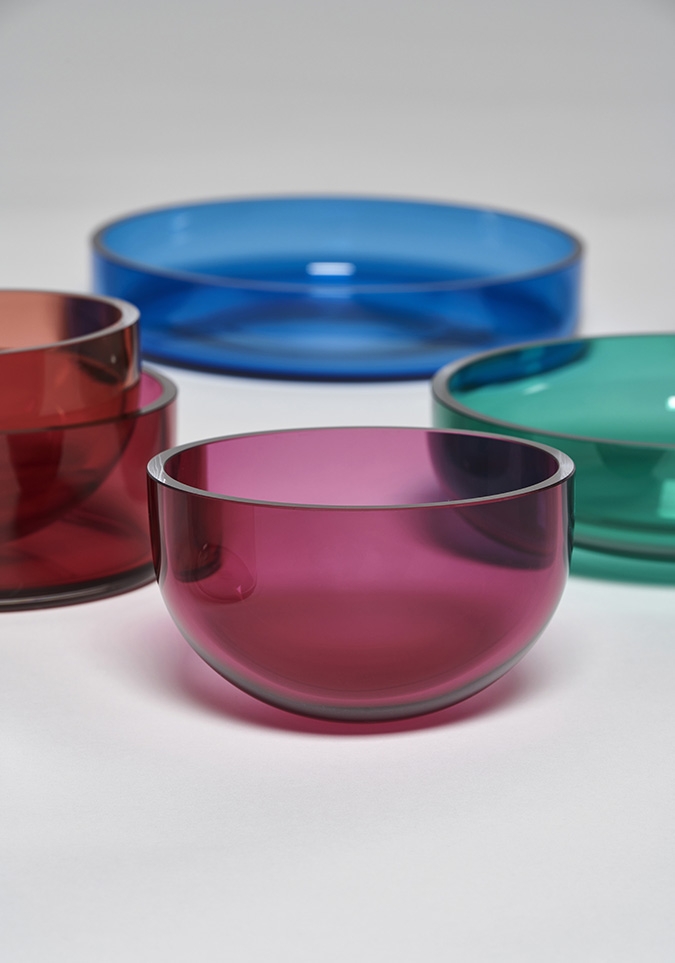 Schönbuch Design Glasschalen Sets rund Hanne Willmann Schönbuch design glass bowls sets round Hanne Willmann