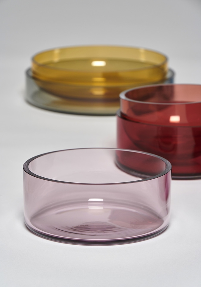 Schönbuch Design Glasschalen Sets rund Hanne Willmann Schönbuch design glass bowls sets round Hanne Willmann