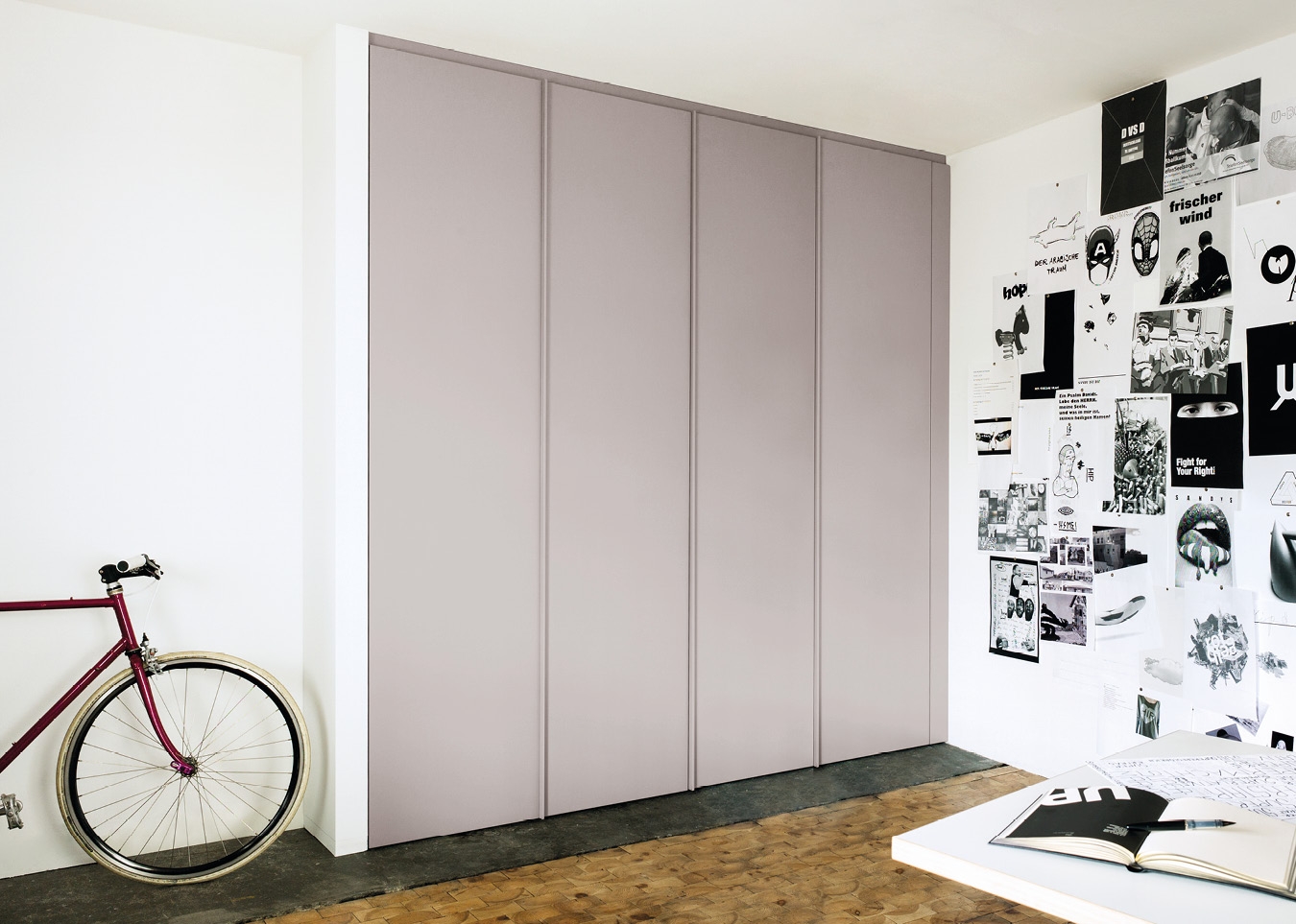 Schönbuch designer Cabin cupboard system true to measure wood grey beige versatile puristic Anette Ponholzer Fritz Frenkler
