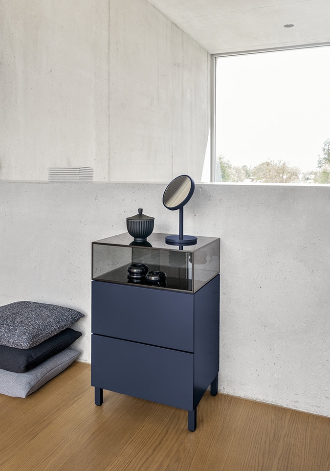 Schönbuch designer system Cosmo wood blue functional individual puristic Dante Bonuccelli     