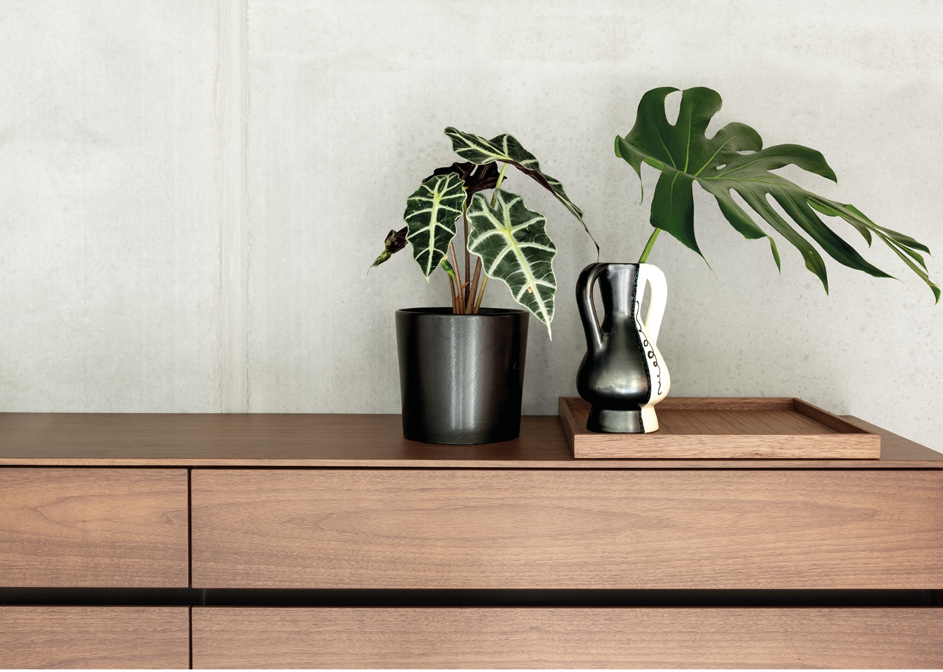 Schönbuch designer shoe cabinet minimalist timeless wood oak