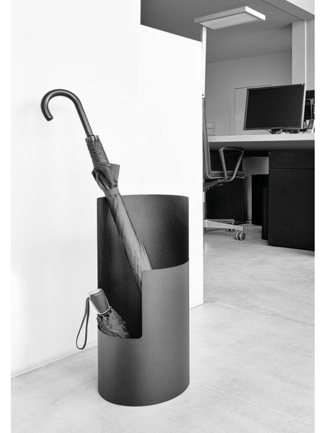 Schönbuch designer umbrella stand 0550. metal round black Design Methods