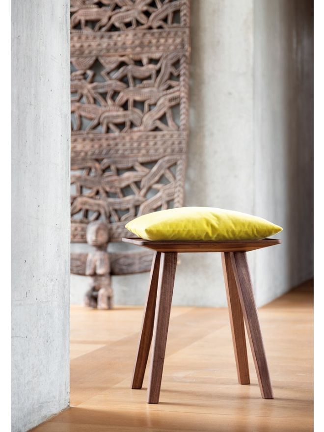 Schönbuch designer stool Nini solid wood side table walnut Apartment 8