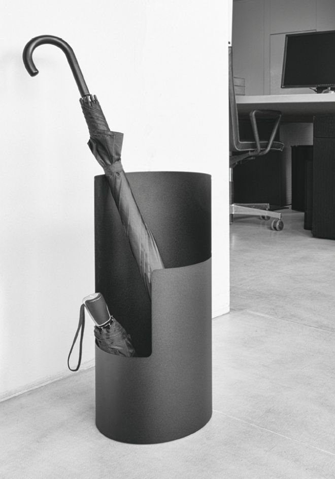 Schönbuch designer umbrella stand 0550. metal round black Design Methods