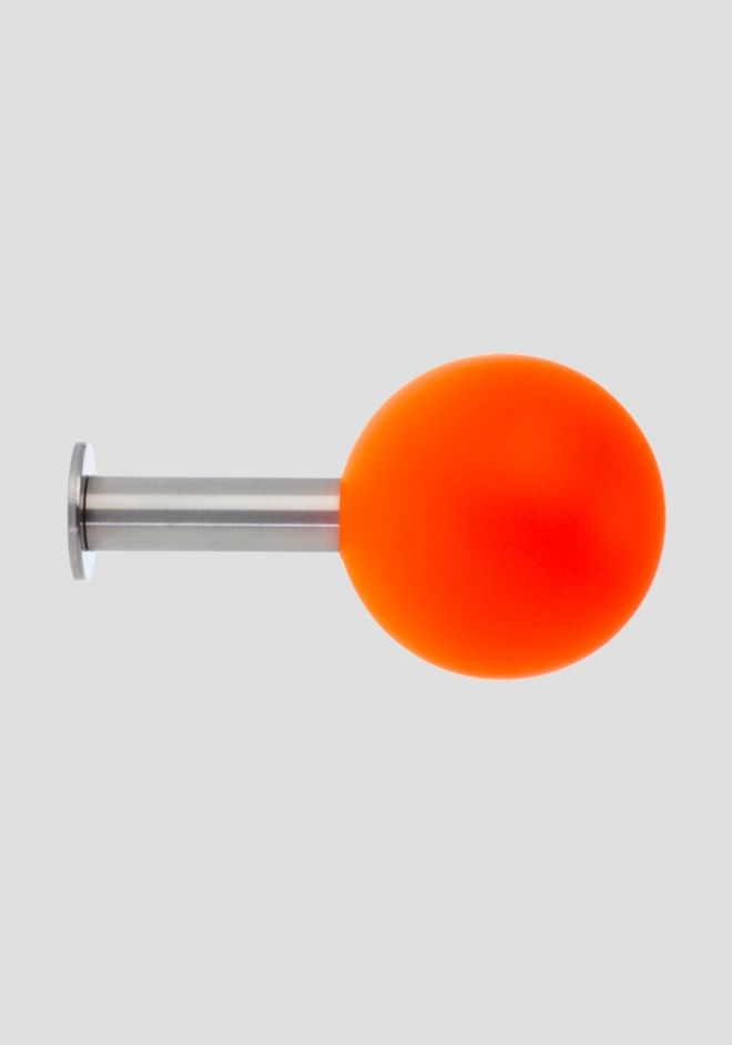 Schönbuch designer wall hook Dots timeless neon orange Apartment 8