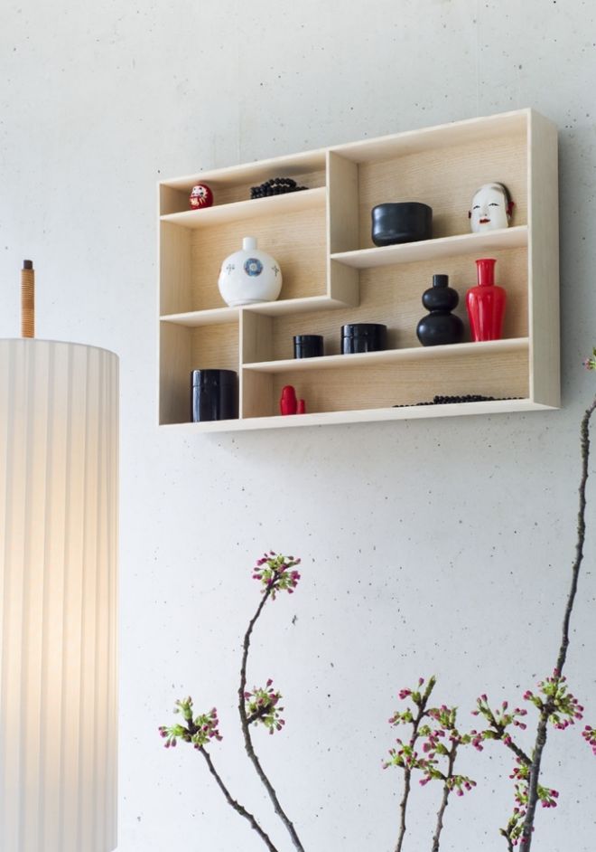 Schönbuch designer interior accessory treasure display box solid wood ash James Irvine