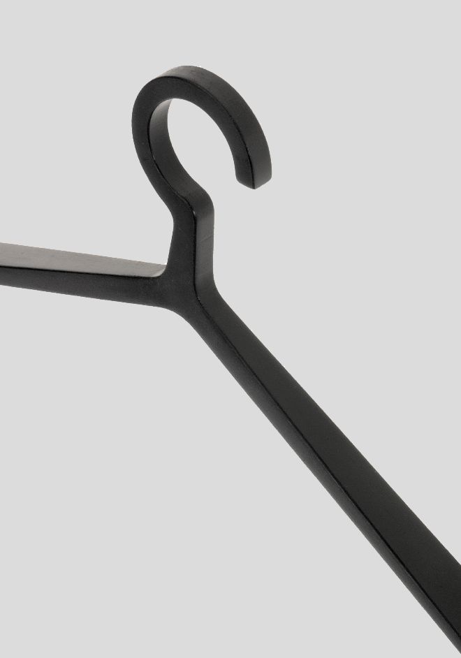 Schönbuch designer coat hanger 0102. plastic black matt puristic