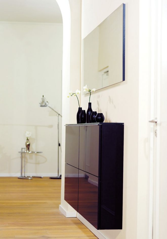 Schönbuch designer shoe cabinet Basic flexible functional black