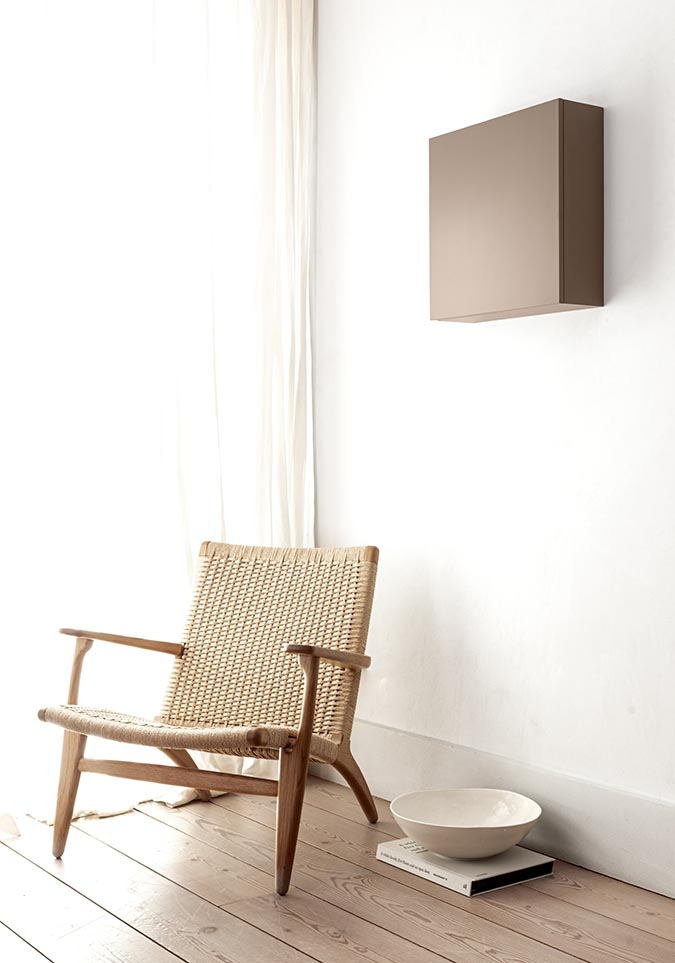 Schönbuch designer wall-mounted element wood brown minimalist Studio Besau-Marguerre