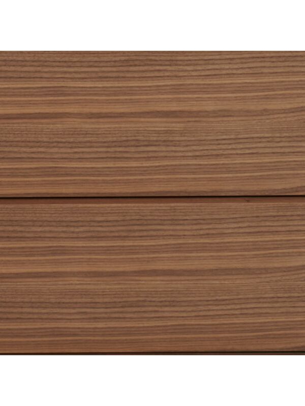 Matt walnut, stained lacquered