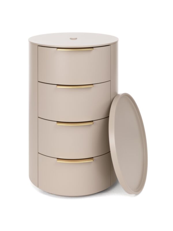 Removable tray (only in matt-painted MDF available) 