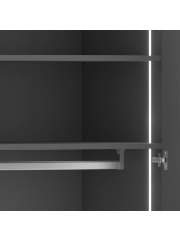 Coat rack, lengthwise