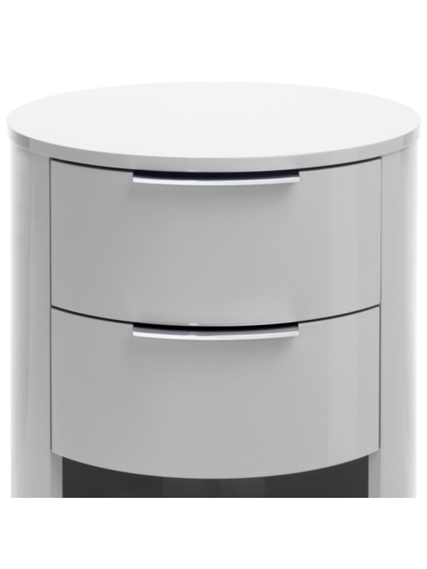 Top with high-gloss finish 