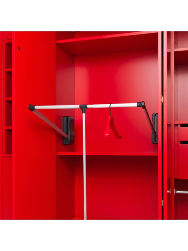 Pull-down clothes rail